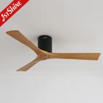 52 Inches 3 Wooden Blade Ceiling Fan With 6 Speed Remote Control DC Type Motor