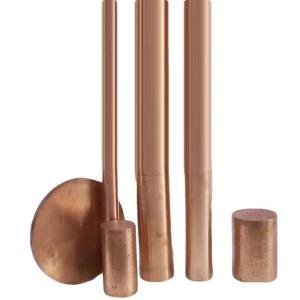 Wholesale 8mm Diameter 99.9% T1 T2 Solid Copper Bar Yellow Cu Bar H62 H59 Red Copper Tu1 Tu2 Pure Copper Bar from china suppliers