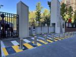 Commercial Center Stainless Steel Street Bollards with Logo Customized