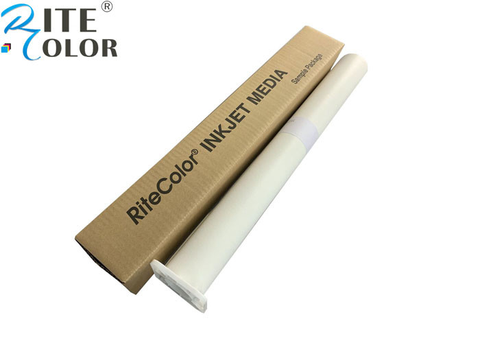 Water Based Inkjet Matte Polyester Canvas Rolls For HP Designjet Printers