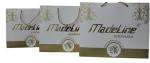 Gold White Paper Carrier Bag Of Made Line Lady Fashion Collection Twist Handle