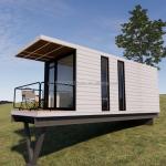 Aluminum Alloy Windows 20ft Prefab House Container House Hotel Leisure Container