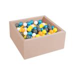Playroom Customized Open Ended Square Foam Ball Pits 90x30x5cm