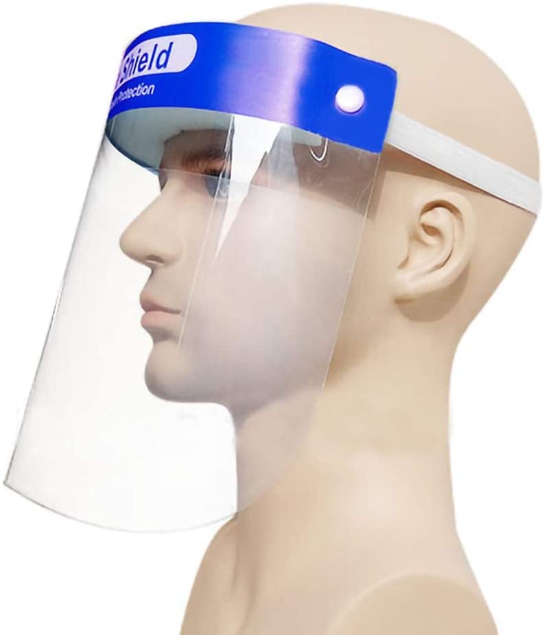 Hospital Medical Polycarbonate Face Shield , Anti Fog Face Shield Isolation Functions