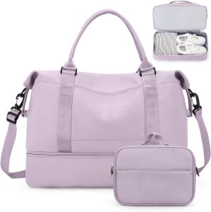 Wholesale Airplane Friendly Carry On Dufflel Travel Bag With Wet Pocket Waterproof Large Capacity from china suppliers