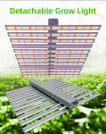 Dimmable Detachable Aluminum LED Grow Light 1200W For Healthy Plant Growth