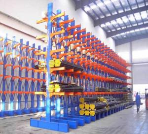 Wholesale 75 / 140MM Adjustable Cantilever Storage Rack Single/ Double Side CE Certified from china suppliers
