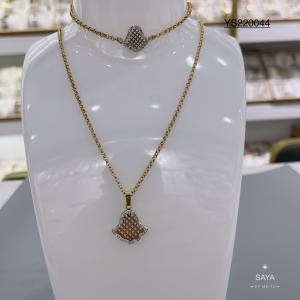 Wholesale OEM Hip Hop Stainless Steel Jewelry Set Ghost Rhinestone Pendant Necklace from china suppliers