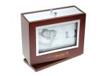 1cm Thickness Wooden Photo Album Box , Draw Type Personalised Photo Storage Box