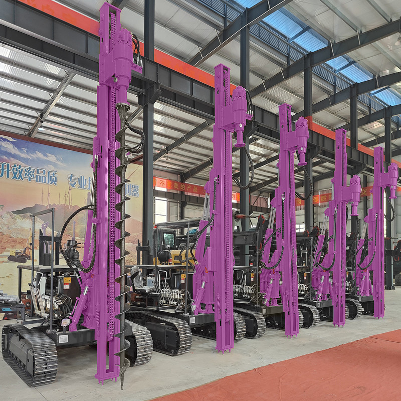 Pile Driving Machine Photovoltaic Pile Drilling Rig Hydraulic Rotary Pile Driving Rig