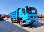 10tires 336HP Secondhand Peacock Blue Sinotruck HOWO 6*4 Dump Truck Euro 3/4/5