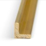 Golden Color Durable 10mm Brass L Profile 6m Length EN CW600N