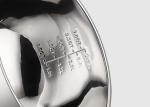 SS304 Stainless Steel Mixing Bowls With Lids Non Slip Silicone Bottoms Salad