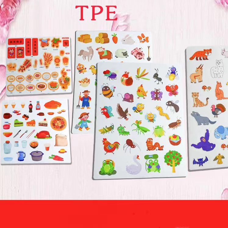 custom Seal Sticker Label full color Release Paper Sticker Book
