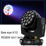 Mac Aura 19x15w Big Bee Eyes Moving Head Lights Zoom Beam Wash Luces DJ Light
