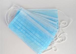 Wholesale Disposable High Filtration Surgical Mask , 3 Ply Earloop Medical Mask from china suppliers
