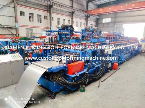 Storage Angle Steel Racking Roll Forming Machine Low Noise Customized