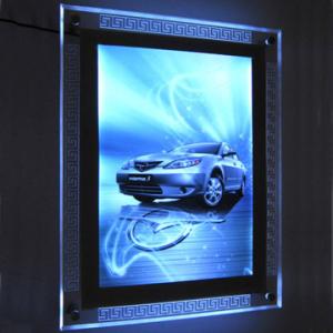 Wholesale 8mm super slim crystal led light box indoor advertising colorful from china suppliers