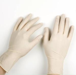Wholesale No Allergies White Latex Gloves Disposable Cut Resistant Good Flexibility from china suppliers