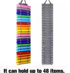 48 Rolls Wall-Mount Vinyl Storage Holder Vinyl Rolls Storage Organizer Rack