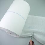 Absorbent Zigzag Medical Gauze Roll Raw Material Bleached Comber