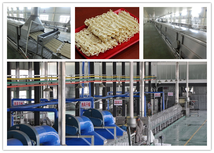 Hot Air Drying Instant Noodle Making Machine Production Line Without Oil