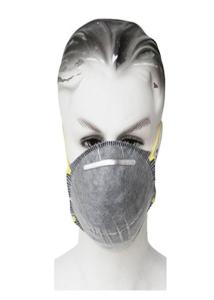 Wholesale Convience Non Woven 3 Ply Disposable Mask , Active Carbon Face Mask Respirator Elastic Head Straps from china suppliers