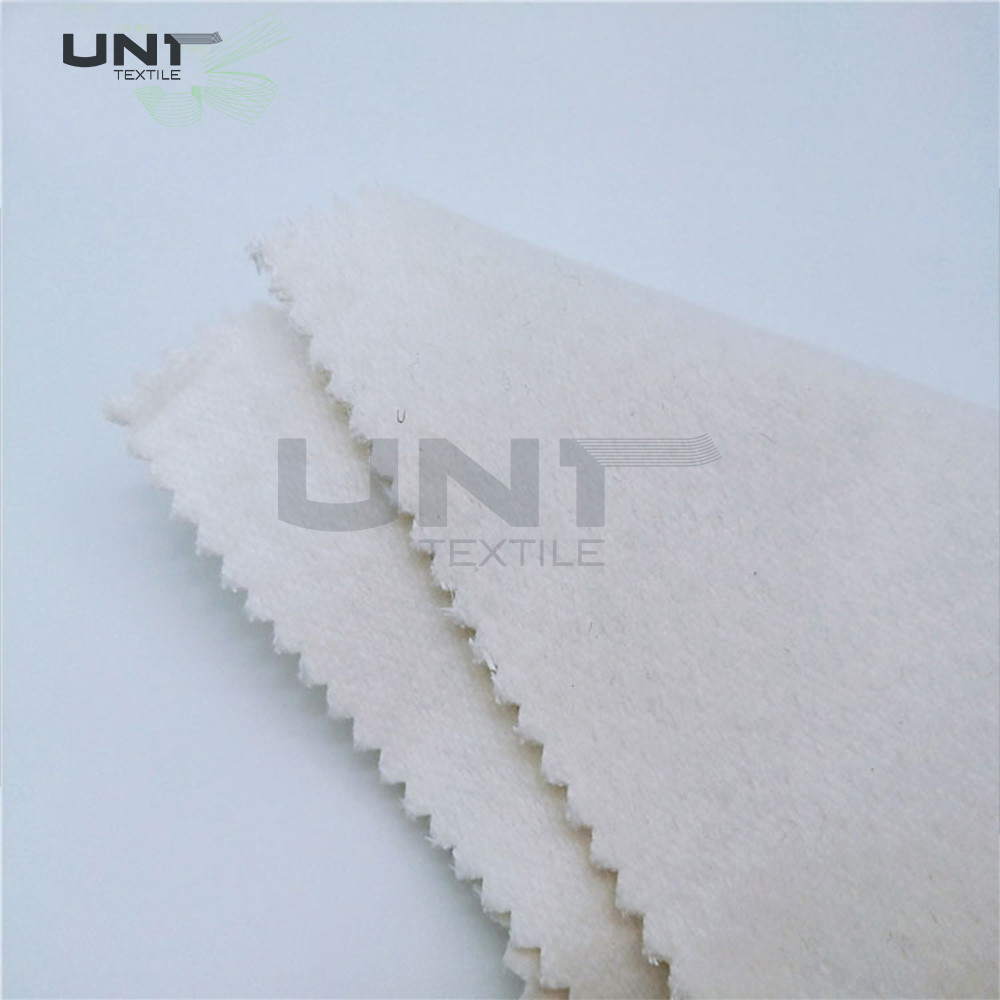380gsm Wool Polyester Necktie Interlining Fabric Double Brushed