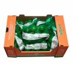 Hot Stamping CMYK Vegetable Cardboard Boxes Fruit And Vegetable Shop Displays