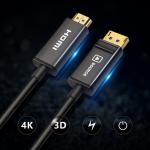 DisplayPort to HDMI Cable Uni-Directional 4k@60Hz Aluminum Shell Compatible for