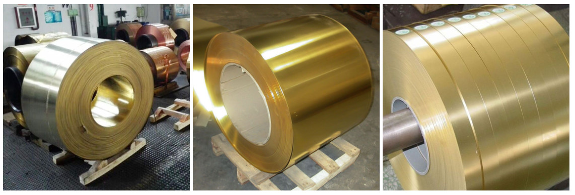 ASTM Alloy Brass Copper Coil Strip C21000 C22000 C23000 C24000 0.3mm
