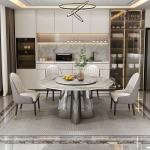 Durable Marble Top Dining Tables With Stainless Steel Legs - Wholesale