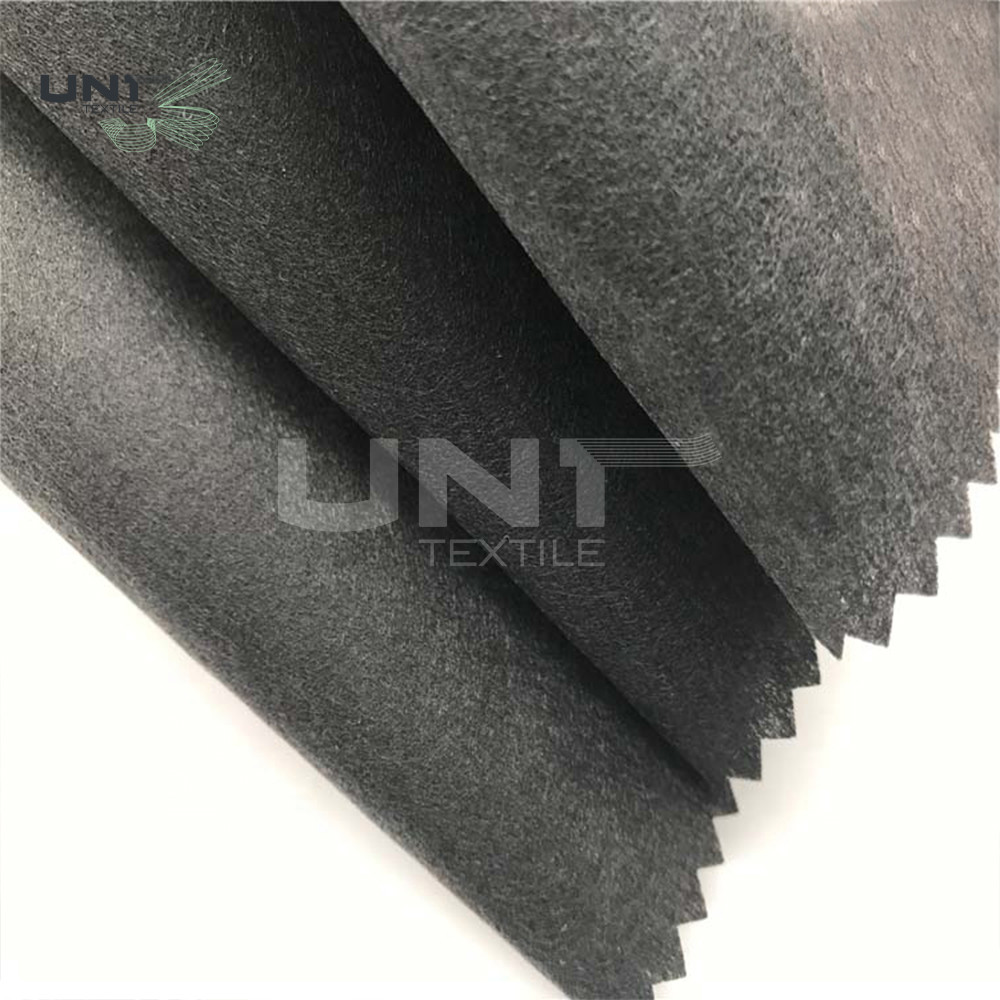 Polyester Viscose Cut Away Embroidery Interlining Black Nonwoven Interlining