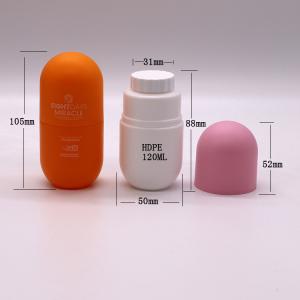Wholesale Popular 120cc/130ml/180ml HDPE Capsule Shape Bottle for Dietary Nutrition Supplement 4oz from china suppliers