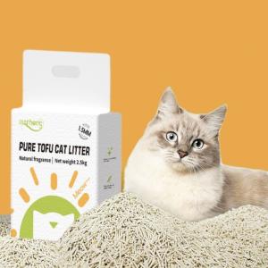 Wholesale BSCI MSDS Bulk Tofu Cat Litter 1.5mm Small Size Tofu Litter Sand from china suppliers