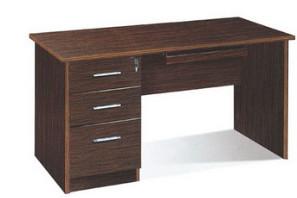 Wholesale modern wooden office PC table furniture in warehouse in Foshan from china suppliers