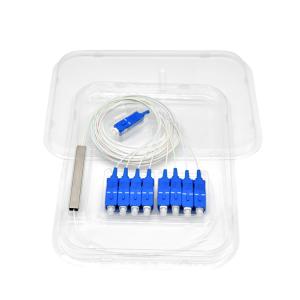 Wholesale Steel Tube Cable 1x8 SC UPC PLC Fiber Optic Splitter For Distribution Box from china suppliers