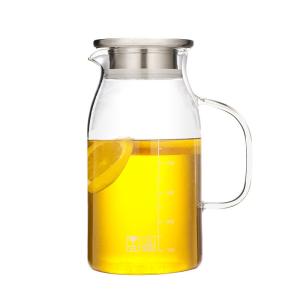 Wholesale 1800ml Glass Water Pitcher With Filter Withstands Temperature 0 ℉ - 300 ℉ from china suppliers