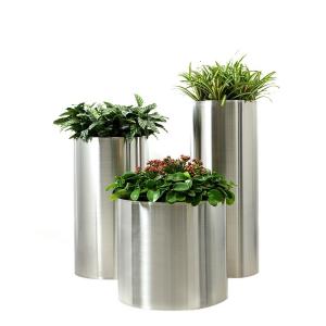 Wholesale High Rust and Corrosion Resistance Stainless Steel Flowerpot from china suppliers