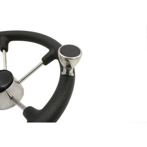 Wholesale ISO9001 13.5inches Shaft Marine Aluminum Boat Steering Wheels Red from china suppliers