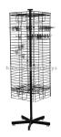 Black Square Hanging Necklace Display Stand Accessories In Store