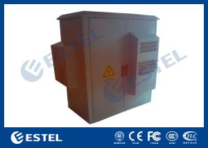 Wholesale Custom Double Wall PDU Base Station Cabinet , Outdoor 19'' Rack Enclosure from china suppliers