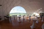 Construction Of Big Geodesic Dome Tent , Steel Structure Outdoor Dome Tent