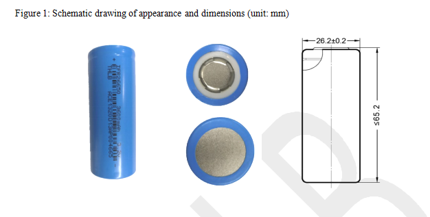 26650 Lithium Iron Phosphate THLB Battery 3.2v 3600mah Cylindrical Battery Cells