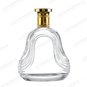 Wholesale Glass Lid Personalised Whiskey Bottle 200ml 500ml 700ml 750ml For Beverage And Industrial from china suppliers