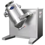 Rotating Drum 3D Sugar Salt Medicine Powder Blending Machine