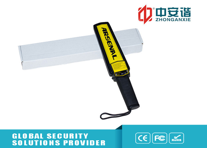 Large Scanning Area Metal Detecting Wand LED Instruction High Sensitivity