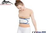White Lumbar Support Belt , Waist Back Support For Pain Protection For Women