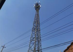Wholesale ASTM A36 Steel Communication Tower , Earthquake Resistance Radio / Mobile Network Tower from china suppliers