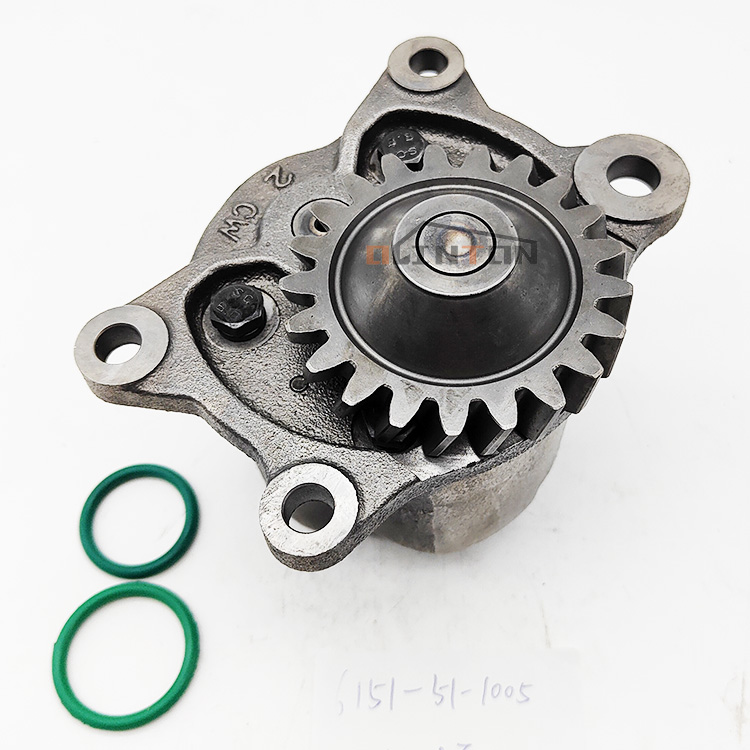 Construction Works WA470 PC400-7 Oil Pump 6D125 Engine Parts Oil Pump Assy 6151-51-1005